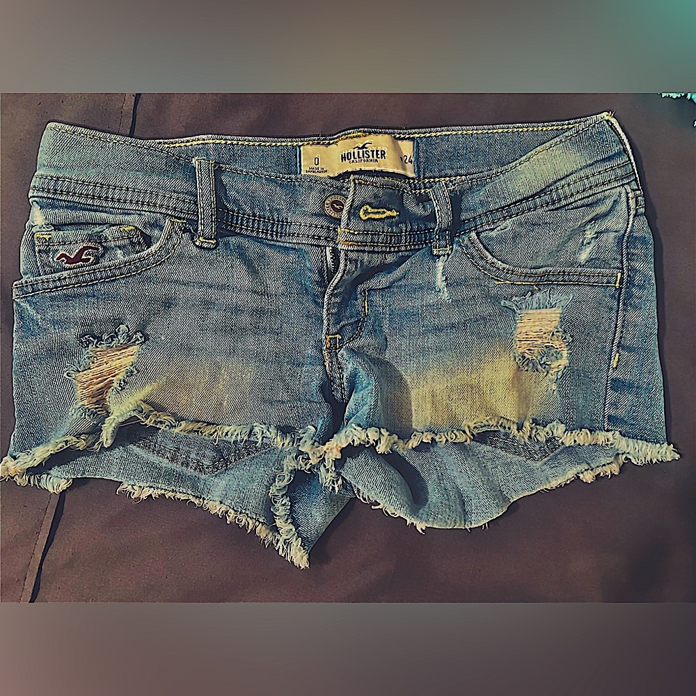 Hollister cut off jeans shorts